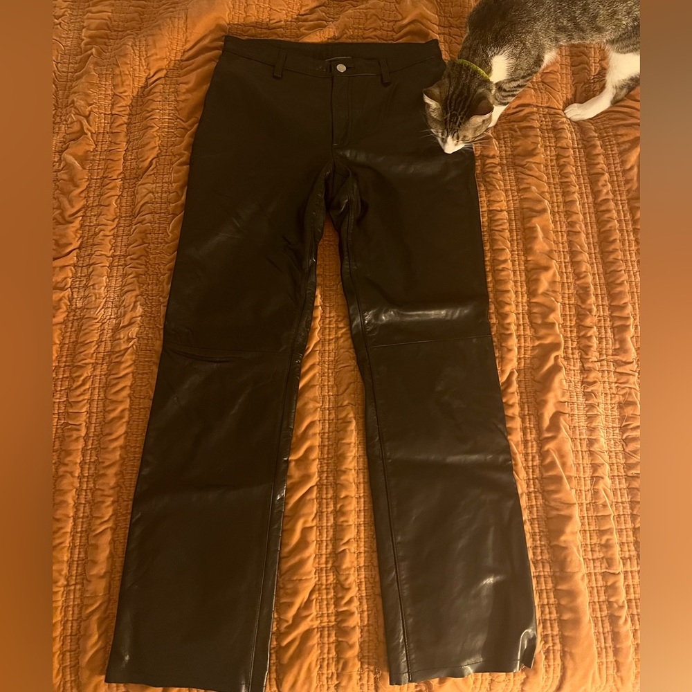 Genuine Leather Pants